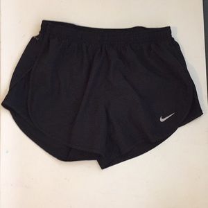 Black Nike Dri-fit running shorts